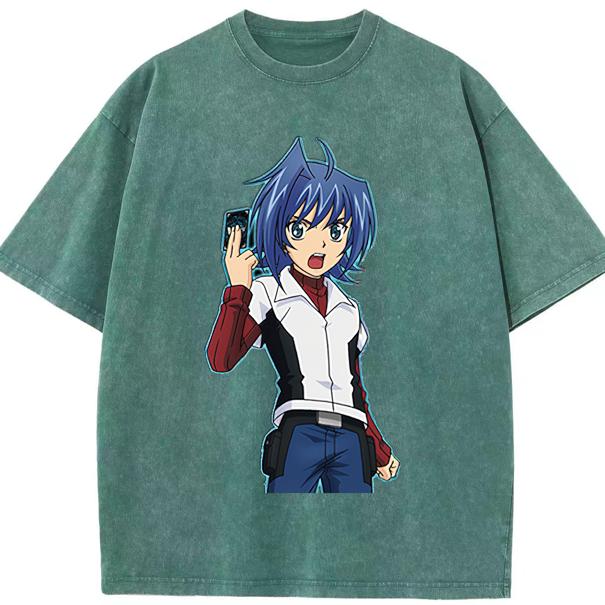 （画像用） 遊☆戯☆王 Yu-Gi-Oh! 綿100% ヴィンテージ風 半袖Tシャツ（フロントプリント）